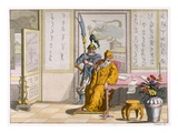 Chinese Taoist Religious Leaders: the Divinity Kuan-Ti  Engraved by Fumagalli and Bramatti
