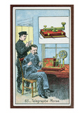 The Invention of Telegraphy with Morse Code  Number 65 in a Series of Cards