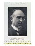 Eric Satie (1866-1925)  French Composer  Portrait Photograph (B/W Photo)