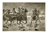 Mahsameh  Scene in the Egyptian War of 1882  Engraved by WJ Palmer (Engraving)