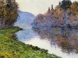 The Seine at Jenfosse  1884 (Oil on Canvas)