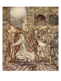 As Perseus Walked Along the People Pointed after Him