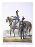 Uniform of the Artillery Squadron  1823 (Colour Litho)