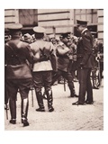 In London: Lord Kitchener Inspecting the Russian Contingent on Special Duty Here