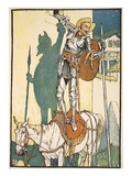 The Enchantment of Don Quixote  Illustration from 'Don Quixote of the Mancha'