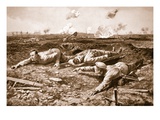 Corporal Brown and Lance-Corporal Dobson Dragging a Wounded Man across the Open