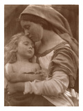 Portrait of Mother and Child (Sepia Photo)