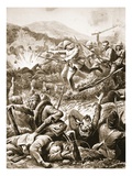 Second-Lieutenant Dallas-Moor Rallies a Detachment Which Had Momentarily Broken