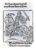 Joan of Arc (Woodcut)