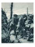 The French Front: Watching the Enemy's Trench Through a Periscope before a Throw
