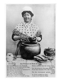 Postcard in Praise of the Traditional Classic Normandy Dish 'Tripe a La Mode De Caen' (Litho)