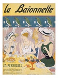 Cover Illustration from 'La Baionnette' Magazine  1914-18 (Colour Litho)