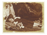 The Bedfellows  C1843-47 (Salted Paper Print from Calotype Negative)
