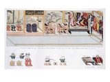 Japanese Marriage Customs  C1820 (Colour Litho)