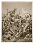 The Seaforth Highlanders Storming the Zareba at the Battle of Atbara