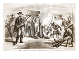 Some of "Wilson's Boys" in Wooden Camp at Staten Island  from a Sketch by Our Special Artist