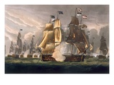 The Battle of Cape St Vincent  February 14th 1797  Engraved by J Baily
