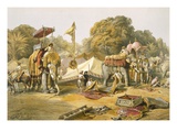 Pheel Khana  or Elephants Quarters  Holcars Camp  from 'India Ancient and Modern'  1867