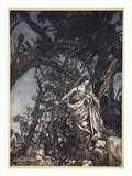 Never So Weary Never So in Woe  Illustration from 'Midsummer Nights Dream' by William Shakespeare