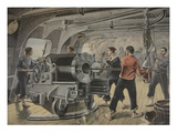 Manoeuvering of a Cannon by the Spanish Marines in Front of Santiago  Cuba