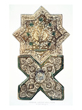 Pl 28 Persian Lustred Wall-Tiles  19th Century (Colour Litho)