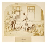 Weavers  Hindoos  Delhi  from 'The People of India'  by J Forbes Watson  Published 1868