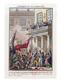 Louis XVI Appearing on the Balcony at Versailles on 6 October 1789