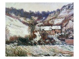 Snow Near Falaise  Normandy  C1885-86 (Oil on Canvas)