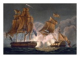 Capture of La Tribune  June 8th 1796  Engraved by Thomas Sutherland