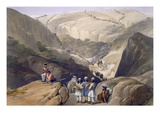 The First Descent Through the Koojah Pass  from 'Sketches in Afghaunistan'
