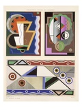 Abstract Designs  from 'Decorations and Colours'  Published 1930 (Colour Litho)