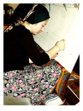 Girl Weaving a Wool Carpet  Turkey (Photo)