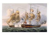 Capture of the Liguria  August 7th 1798  Engraved by Thomas Sutherland