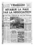 Announcement of War Between Israel and Egypt  Jordan and Syria in the French Communist Newspaper