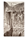 Deirdre's Lament  Illustration from 'Celtic Myth and Legend' by Charles Squire  1905 (Litho)