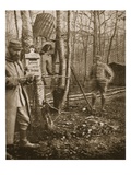 On the French Lorraine Front: a Poilu's Camp Letter-Box and Buzzard Mascots
