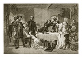 The Arrest of John Brown of Ashford  a Lollard  1517  Engraved by J and GP Nicholls (Engraving)