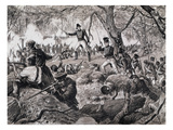 The Battle of Chateauguay  26th October 1813  1880 (Engraving)