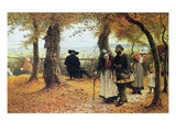 Bringing the Ex-Voto to the Church  1875 (Oil on Panel)
