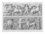 Designs for Classical Friezes  from 'Precision Book of Drawings'  1856 (Engraving)