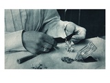 The Manufacture of the 'Croix De Guerre'  Illustration from 'The Illustrated War News'