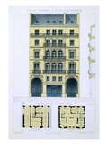 Town House of Italians in Paris  from 'Town and Country Houses Based on the Modern Houses of Paris'