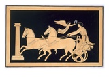 Olympian Charioteer Crowned with a Laurel Wreath  Published 1808-10 (Colour Litho)