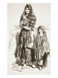 Woman and Girl of the Saltmarket  Glasgow  from 'The Illustrated London News'  1849 (Engraving)