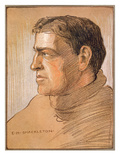 Portrait of Shackleton  from 'The Heart of the Antarctic' by Sir Ernest Shackleton (1874-1922)