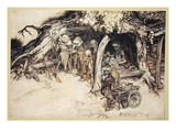 To Make My Small Elves Coats  Illustration from 'Midsummer Nights Dream' by William Shakespeare