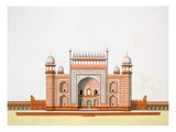 Entrance to the Taj Mahal (Colour Litho)
