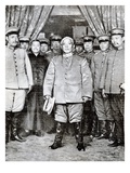Yuan Shikai as President of the Republic of China with Members of His Staff  1912 (Litho)