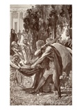 Brian Siezes the Pig Skin  Illustration from 'Celtic Myth and Legend' by Charles Squire  1905