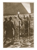 A Christmas Incident in the Trenches in the West (Litho)